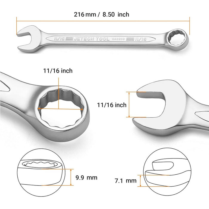 Combination Wrench 11/16 Inch