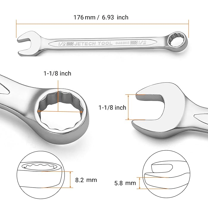 Combination Wrench 1/2 Inch