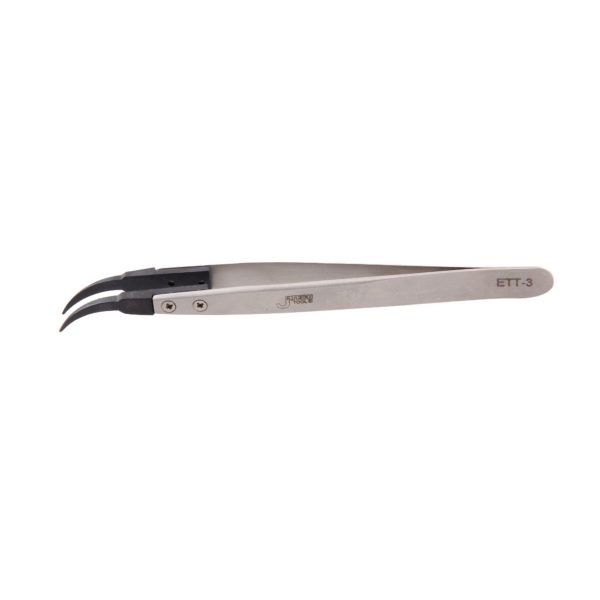 Jetech - Antistatic Needle Curved Tip Tweezers - 130 mm