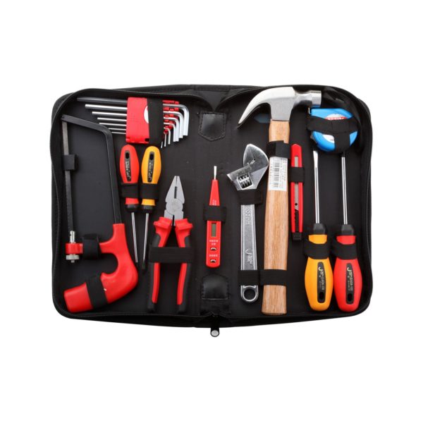 Jetech - 18 Pcs - Electric Tool Set In Pouch